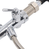 G5/8 Beer Tap 304 Stainless Steel Adjustable Beer Faucet Liquid Dispenser for Bar Restaurant Hotel Home