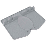 Silicone Utensil Rest Heat Resistant Non Slip Silicone Utensil Holder with Drip Pad for Kitchen Utensil Spoons Tongs Light Gray In Australia - Darrahopens