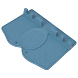 Silicone Utensil Rest Heat Resistant Non Slip Silicone Utensil Holder with Drip Pad for Kitchen Utensil Spoons Tongs Dark Blue In Australia - Darrahopens