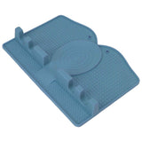 Silicone Utensil Rest Heat Resistant Non Slip Silicone Utensil Holder with Drip Pad for Kitchen Utensil Spoons Tongs Dark Blue In Australia - Darrahopens