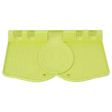Silicone Utensil Rest Heat Resistant Non Slip Silicone Utensil Holder with Drip Pad for Kitchen Utensil Spoons Tongs Light Green In Australia - Darrahopens