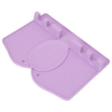 Silicone Utensil Rest Heat Resistant Non Slip Silicone Utensil Holder with Drip Pad for Kitchen Utensil Spoons Tongs Light Purple In Australia - Darrahopens