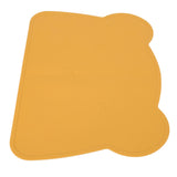 Silicone Placemat Thicken Heat Insulation Anti Slip Soft Elastic Silicone Bear Placemat for Home Hotel Restaurant Yellow In Australia - Darrahopens