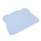 Silicone Placemat Thicken Heat Insulation Anti Slip Soft Elastic Silicone Bear Placemat for Home Hotel Restaurant Blue In Australia - Darrahopens