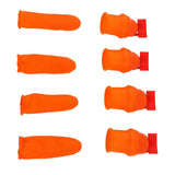 Silicone Thumb Knife Stainless Steel Thumb Knife Picker for Peel Pick Vegetables Pepper Beans Flat Knife In Australia - Darrahopens