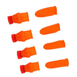 Silicone Thumb Knife Stainless Steel Thumb Knife Picker for Peel Pick Vegetables Pepper Beans Flat Knife In Australia - Darrahopens