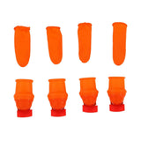 Silicone Thumb Knife Stainless Steel Thumb Knife Picker for Peel Pick Vegetables Pepper Beans Flat Knife In Australia - Darrahopens
