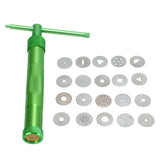 Sugar Paste Extruder Stainless Steel Pottery Clay Extruders Rotating Cake Fondant Decorating Tool Set In Australia - Darrahopens