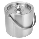 Ice Bucket Stainless Steel 3L Double Wall Insulated Ice Bucket with Lid for Beer Champagne In Australia - Darrahopens