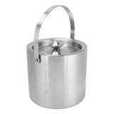 Ice Bucket Stainless Steel 3L Double Wall Insulated Ice Bucket with Lid for Beer Champagne In Australia - Darrahopens
