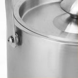 Ice Bucket Stainless Steel 3L Double Wall Insulated Ice Bucket with Lid for Beer Champagne