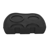 Tampering Corner Mat Silicone Tamping Pad Coffee Tamper Mat Double Heads for Kitchen Pub Coffee Accessories Black In Australia - Darrahopens