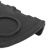 Tampering Corner Mat Silicone Tamping Pad Coffee Tamper Mat Double Heads for Kitchen Pub Coffee Accessories Black