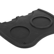 Tampering Corner Mat Silicone Tamping Pad Coffee Tamper Mat Double Heads for Kitchen Pub Coffee Accessories Black