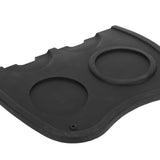 Tampering Corner Mat Silicone Tamping Pad Coffee Tamper Mat Double Heads for Kitchen Pub Coffee Accessories Black