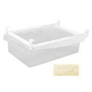 Refrigerator Organizer Bins Extended Handle Spring Lever BPA Free 1 Grid Hanging Fridge Drawer Organizer for Food Fruit Vegetable Box In Australia - Darrahopens
