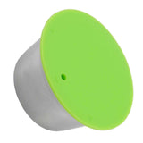 Refillable Coffee Capsule Stainless Steel High Temperature Resistant Reusable Coffe Pod for Home Green
