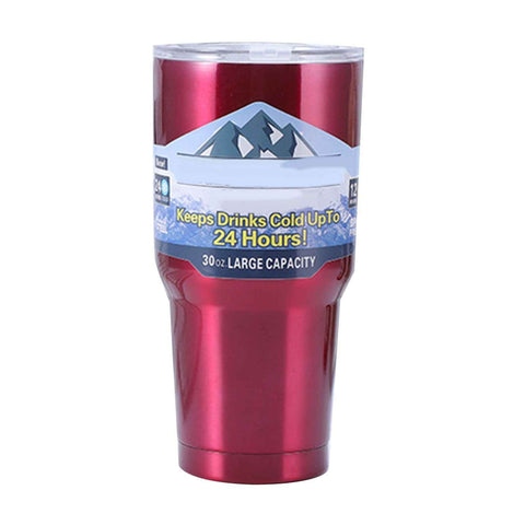 Insulated Tumbler 30oz Drink Cup Stainless Steel with Lid for Sports Camping Picnic Red In Australia - Darrahopens
