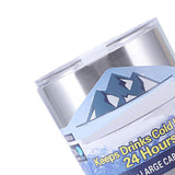 Insulated Tumbler 30oz Drink Cup Stainless Steel with Lid for Sports Camping Picnic Silver