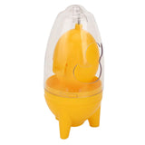 Egg Scrambler Manual Puller Portable Egg Yolk White Mixer with Silicone Pad for Golden Egg Making Yellow In Australia - Darrahopens