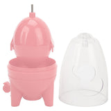 Egg Spinners Perfect Protection Food Grade Silicone Pad Mix Egg White Yolk Simple Operation Egg Shaker for Household Pink