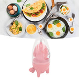 Egg Spinners Perfect Protection Food Grade Silicone Pad Mix Egg White Yolk Simple Operation Egg Shaker for Household Pink