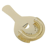 Cocktail Strainer Fine Filter Rust Proof Stainless Steel Portable Professional Bar Strainer for Home Party Bars Gold