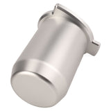 Coffee Powder Cup 54mm Aluminum Alloy Powder Feeder Cup Compact Lightweight Anti Flying Coffee Dosing Mug for Breville 8 Silver