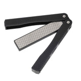 Pocket Knife Sharpener Multipurpose Double Sided Folded Knife Sharpening Stone for Sickle Outdoor Knife Kitchen Knife In Australia - Darrahopens