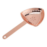 Triangular Cocktail Strainer No Breakage Anti Rust Fine Filtration Decorative Professional Ice Strainer for Bar Home Copper Plated In Australia - Darrahopens
