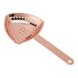 Triangular Cocktail Strainer No Breakage Anti Rust Fine Filtration Decorative Professional Ice Strainer for Bar Home Copper Plated In Australia - Darrahopens