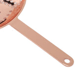 Triangular Cocktail Strainer No Breakage Anti Rust Fine Filtration Decorative Professional Ice Strainer for Bar Home Copper Plated