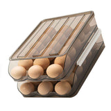 Refrigerator Preservation Storage Box Rolling Multilayer Transparent Egg Storage Box for Kitchen Two Layers In Australia - Darrahopens