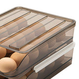 Refrigerator Preservation Storage Box Rolling Multilayer Transparent Egg Storage Box for Kitchen Two Layers In Australia - Darrahopens
