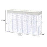 Condiment Storage Tank Transparent Two Way Opening Lid Spice Dispenser for Kitchen White In Australia - Darrahopens