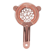 Cocktail Strainer Stainless Steel Gorgeous Glossy Bartending Ice Strainer for Bar Bartender Rose Gold In Australia - Darrahopens