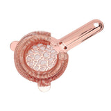 Cocktail Strainer Stainless Steel Gorgeous Glossy Bartending Ice Strainer for Bar Bartender Rose Gold In Australia - Darrahopens