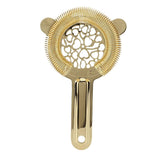 Cocktail Strainer Stainless Steel Gorgeous Glossy Bartending Ice Strainer for Bar Bartender Luxury Gold Color In Australia - Darrahopens