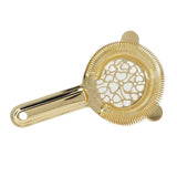 Cocktail Strainer Stainless Steel Gorgeous Glossy Bartending Ice Strainer for Bar Bartender Luxury Gold Color In Australia - Darrahopens