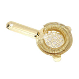 Cocktail Strainer Stainless Steel Gorgeous Glossy Bartending Ice Strainer for Bar Bartender Luxury Gold Color In Australia - Darrahopens