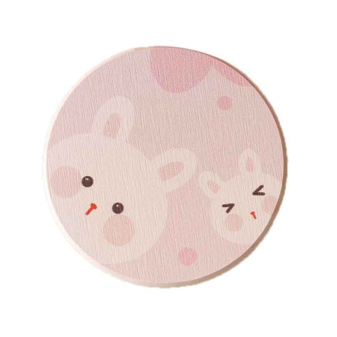Diatomite Cup Pad 10x10cm Tea Cup Coasters Water Absorbent Pad Diatom Earth Mat for Dining Table Soap Pink Cat In Australia - Darrahopens