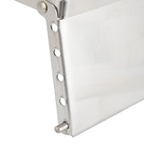 Stove Stand Rack Stainless Steel Silver Foldable Multifunctional Portable Picnic Pot Bracket for Camping Traveling