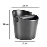 Coffee Knocking Grounds Box ABS Coffee Dump Bin Coffee Ground Knock Container for Home Restaurant 12.5x10x12.1cm