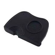 Coffee Press Pad Food Grade Silicone Odorless Double Groove Coffee Tamper Mat for Home Cafe Black M 17.5x12.5x0.6/6.9x4.9x0.24in In Australia - Darrahopens
