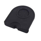 Coffee Press Pad Food Grade Silicone Odorless Double Groove Coffee Tamper Mat for Home Cafe Black S 14x12.5x0.6/5.5x4.9x0.24in In Australia - Darrahopens