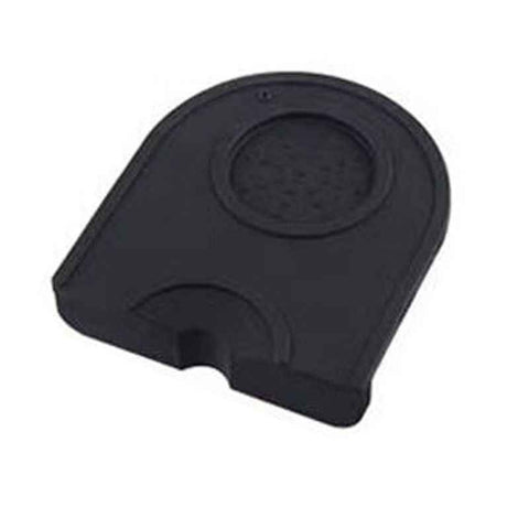 Coffee Press Pad Food Grade Silicone Odorless Double Groove Coffee Tamper Mat for Home Cafe Black S 14x12.5x0.6/5.5x4.9x0.24in In Australia - Darrahopens