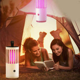 Mosquito Killing Lamp Electric Shock Strong Suction USB Rechargeable Mosquito Trap Lamp Zapping Light for Indoor Outdoor Rechargeable (Electric Shock and Strong Suction to Kill Mosquitoes) USB In Australia - Darrahopens