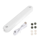 Dorm Reading Light USB LED Eyes Protection Touch Switch Cabinet Closet Rechargeable Night Light White 26cm/10.24in In Australia - Darrahopens