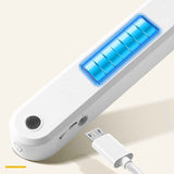 Dorm Reading Light USB LED Eyes Protection Touch Switch Cabinet Closet Rechargeable Night Light White 26cm/10.24in In Australia - Darrahopens