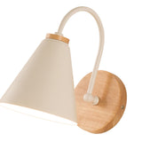 Wall Lamp Curved Simple Antirust Living Room Corridor Study Bedroom Bedside Wall Sconce for Decoration No Light Source White In Australia - Darrahopens